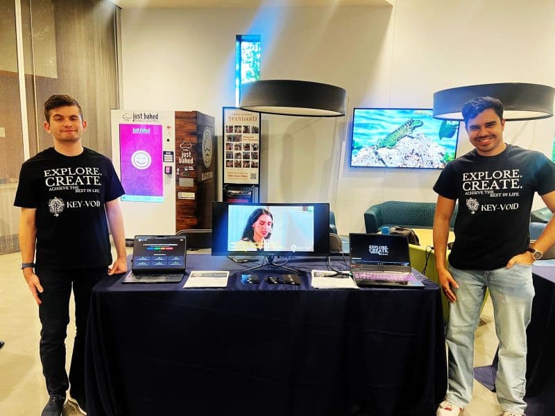 KeyVoid Networking Booth