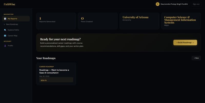 PathWise Student Dashboard